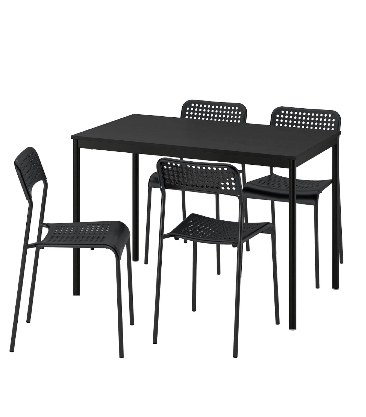 IKEA Sandsberg Dining Table Set - Black