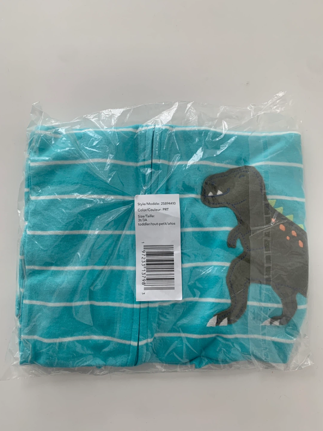 Toddler Dinosaur Pajamas 3T carters NWT