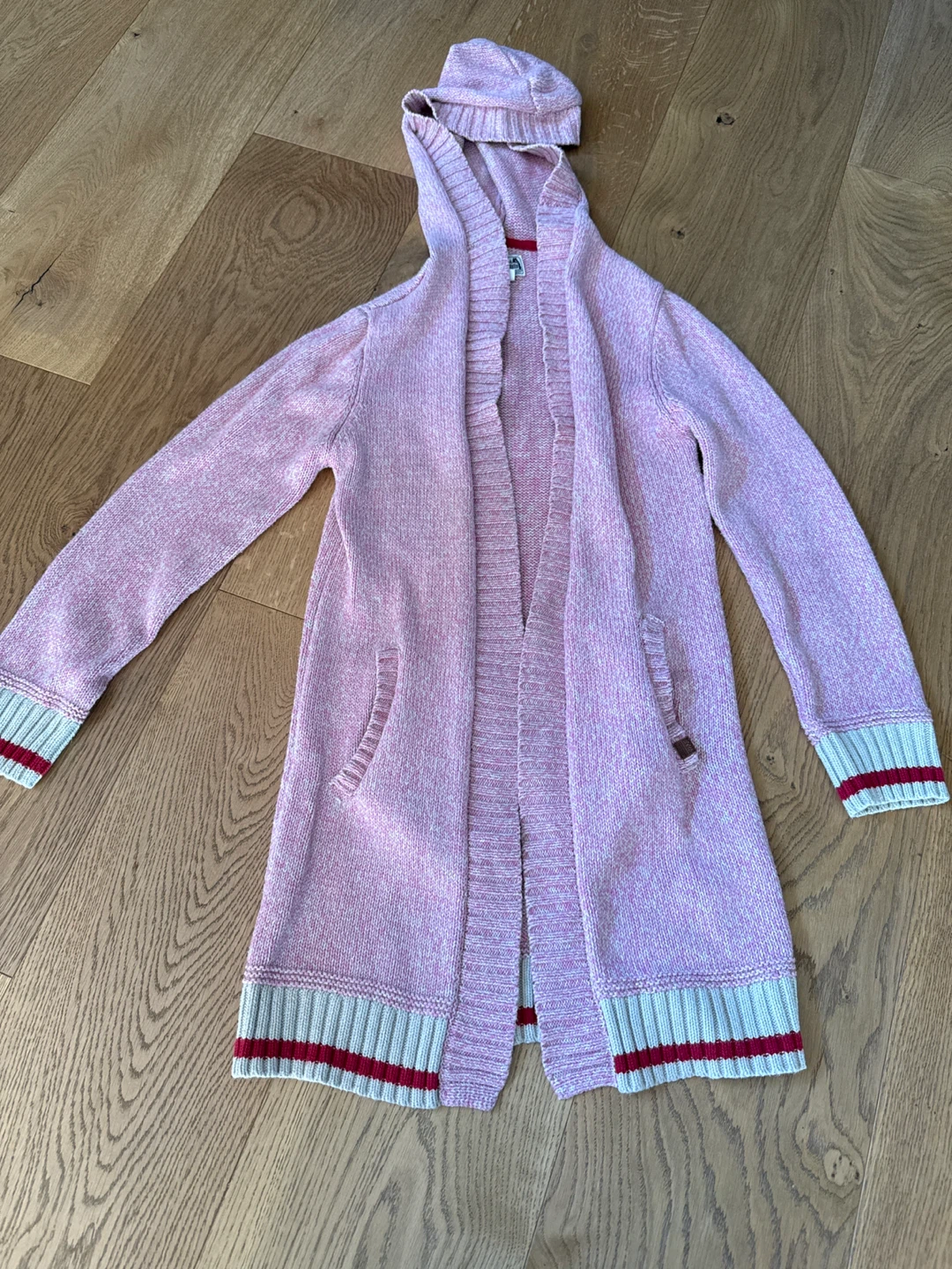Roots Cabin pink long sweater