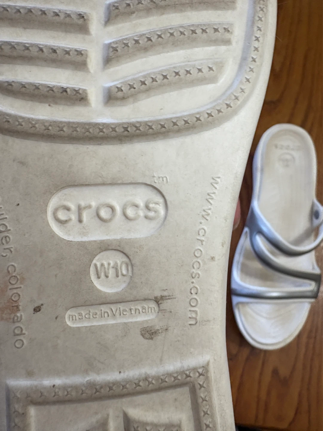 Crocs Women's Size W10 Sandals White/Silver - photo 5