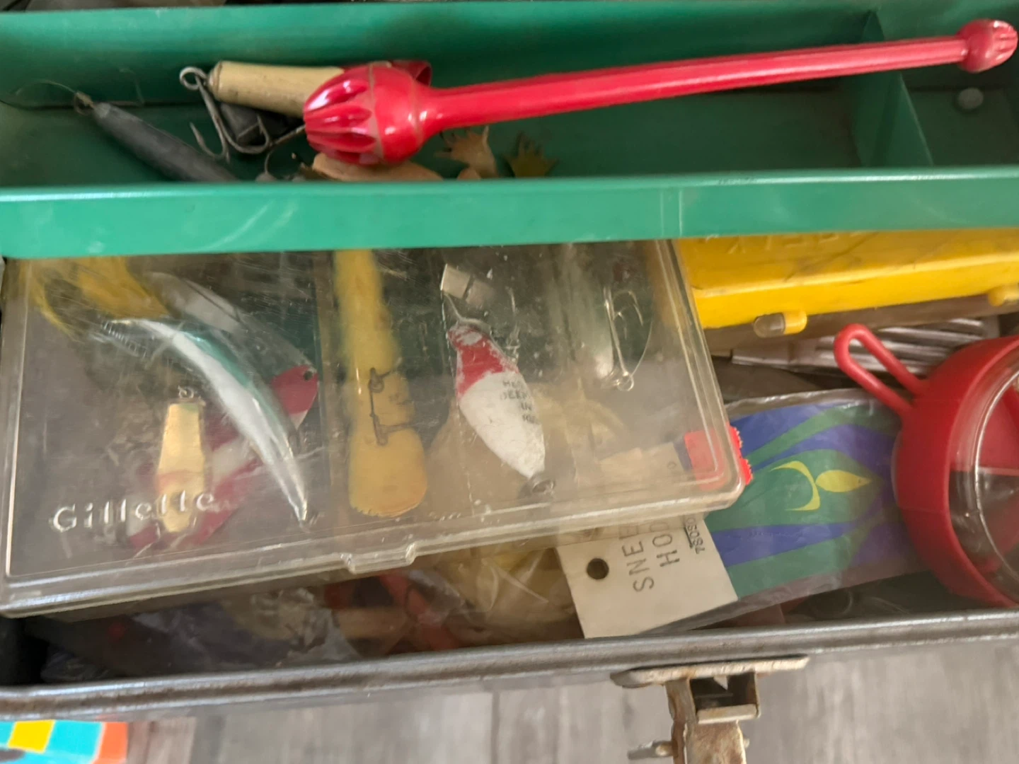Fishing Tackle Box with Lures and Knife - photo 5