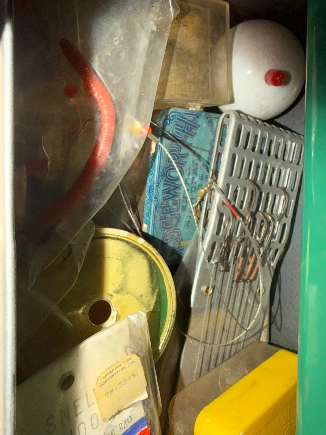 Fishing Tackle Box with Lures and Knife - photo 4