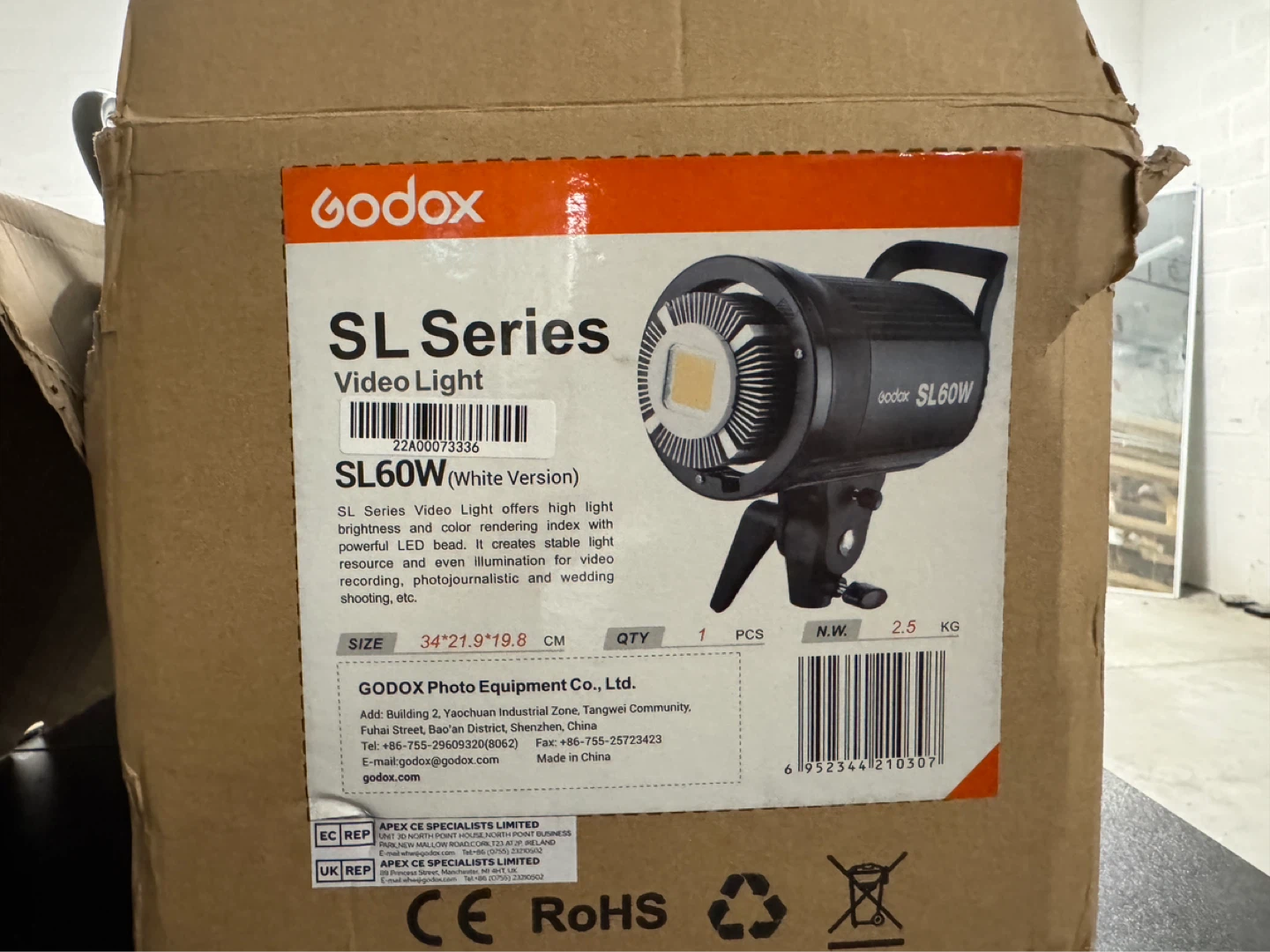 Godox SL60W Video Light (Daylight/ not Bi-colour)