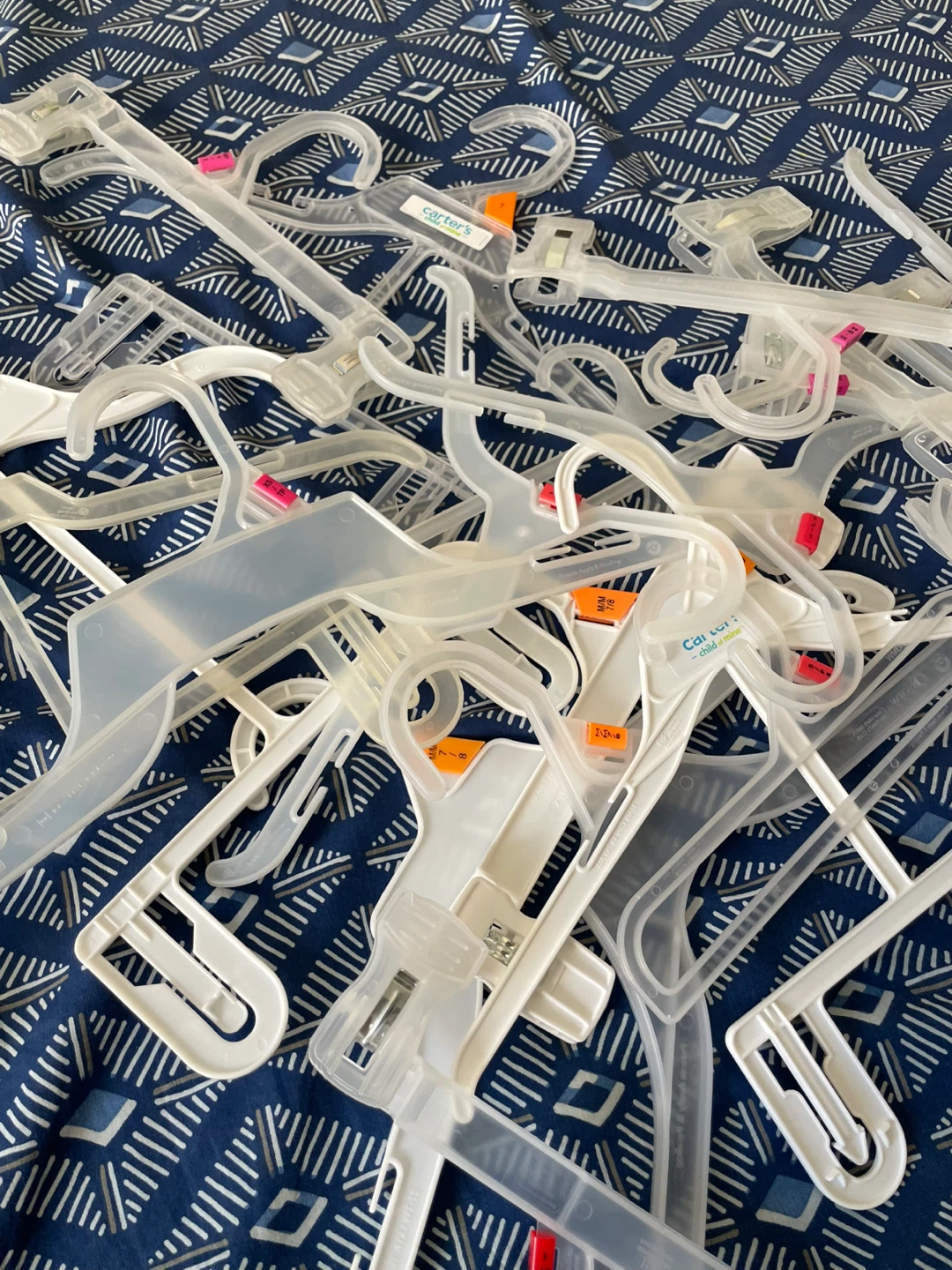 Lot of Carter's Baby Clothes Hangers