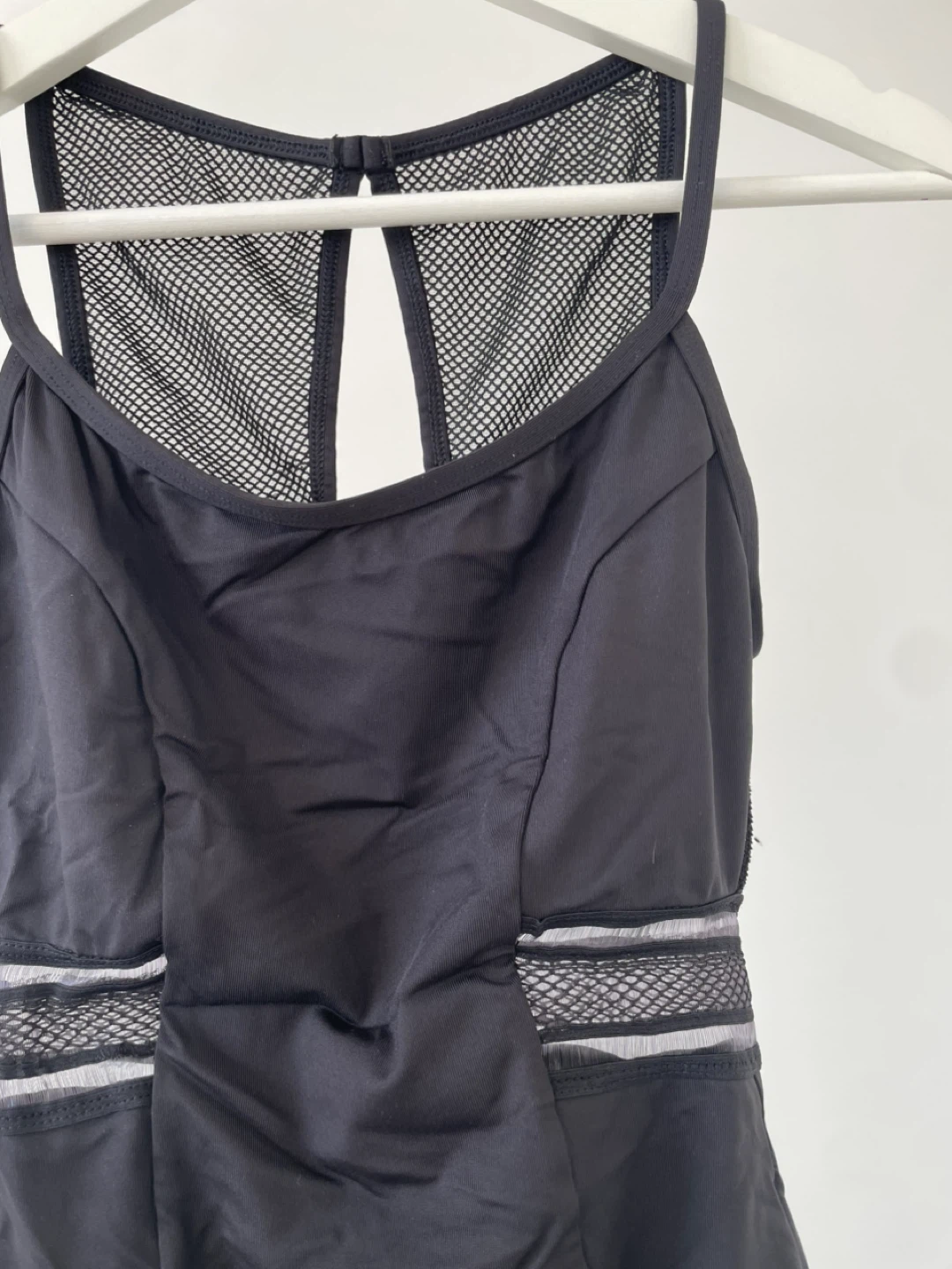 Lulli Dancewear Black Mesh Leotard - Medium - photo 2