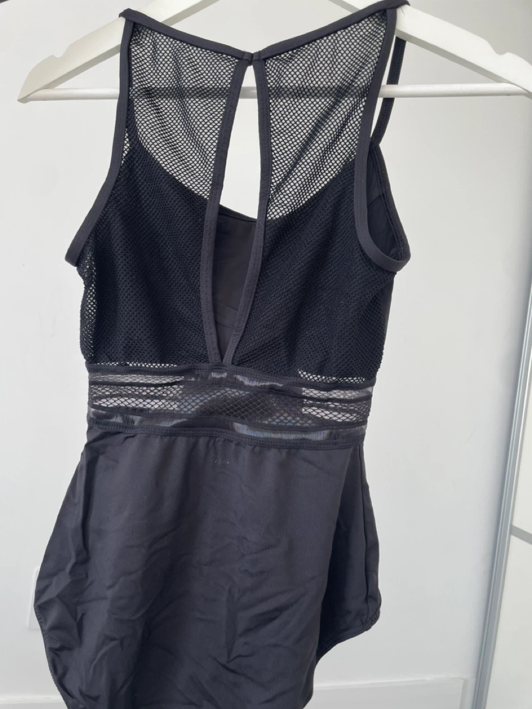 Lulli Dancewear Black Mesh Leotard - Medium - photo 3