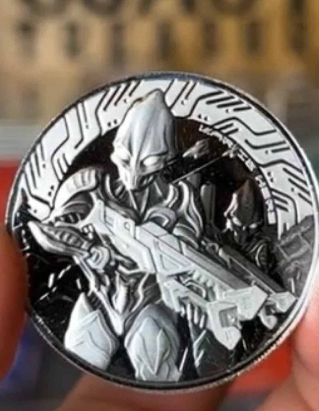 2024 1 oz pure silver Samoa Alien Coin Scottsdale limited