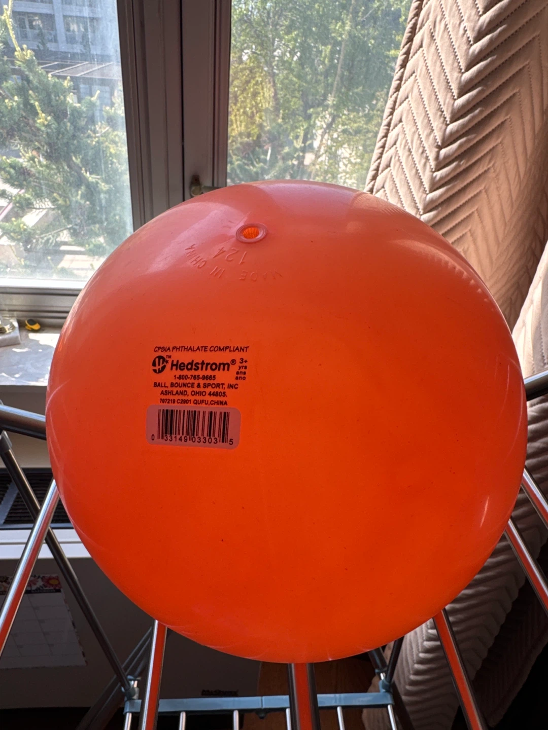 Hedstrom Orange Play Ball