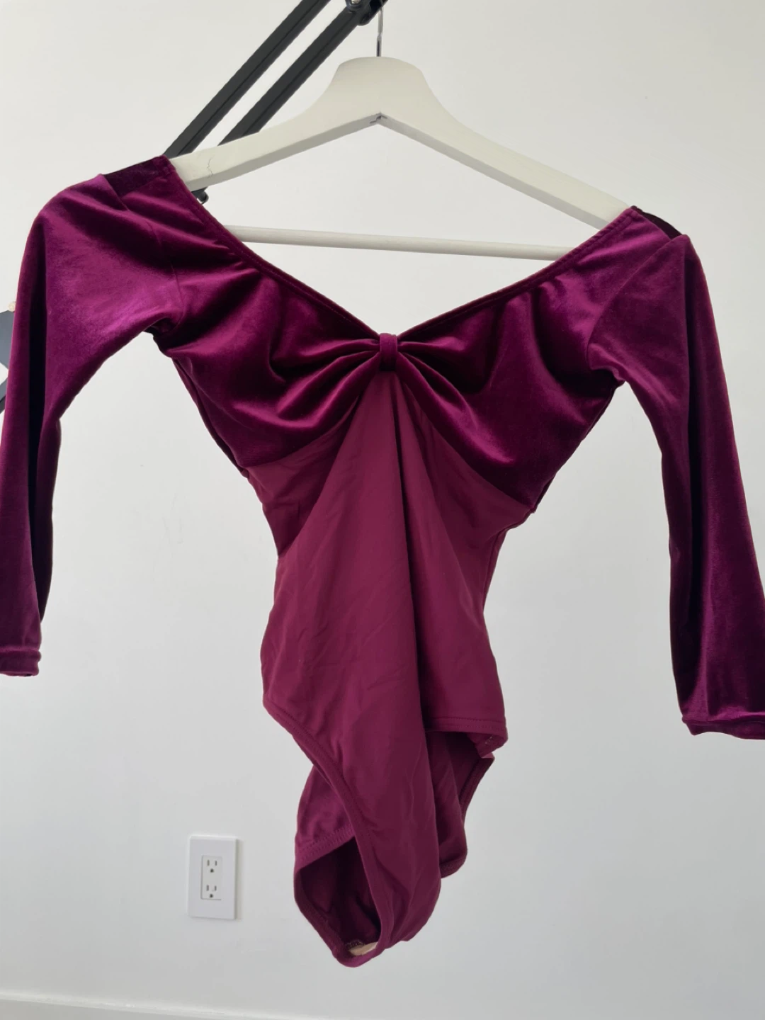 eBalletShop Velvet Long Sleeve Leotard - Size S - photo 2