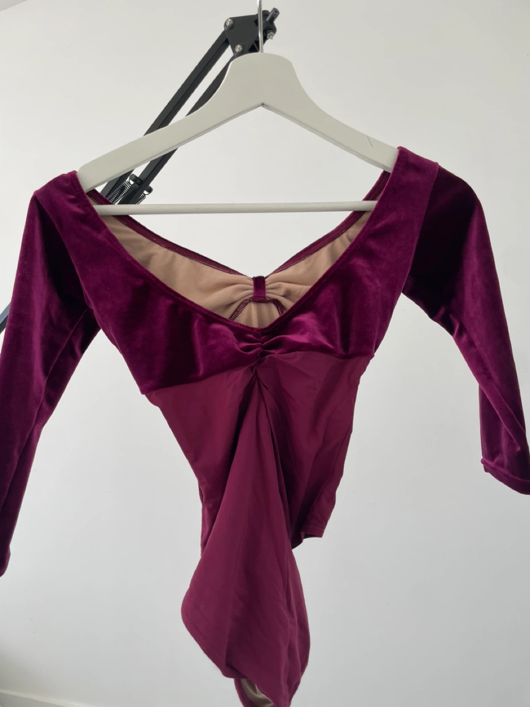eBalletShop Velvet Long Sleeve Leotard - Size S - photo 4