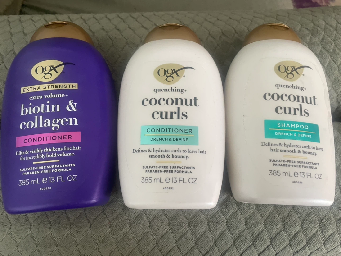 Ogx shampoo and conditioners
