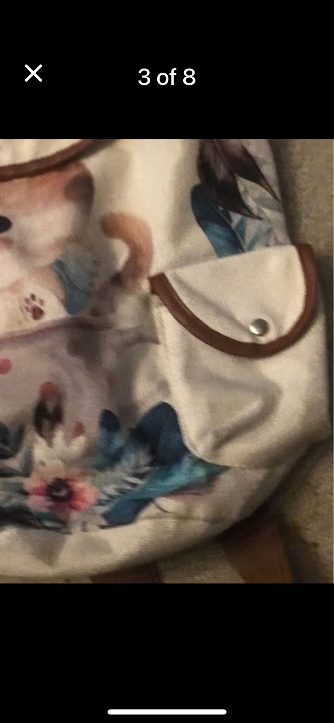 Cute cat backpack - photo 3