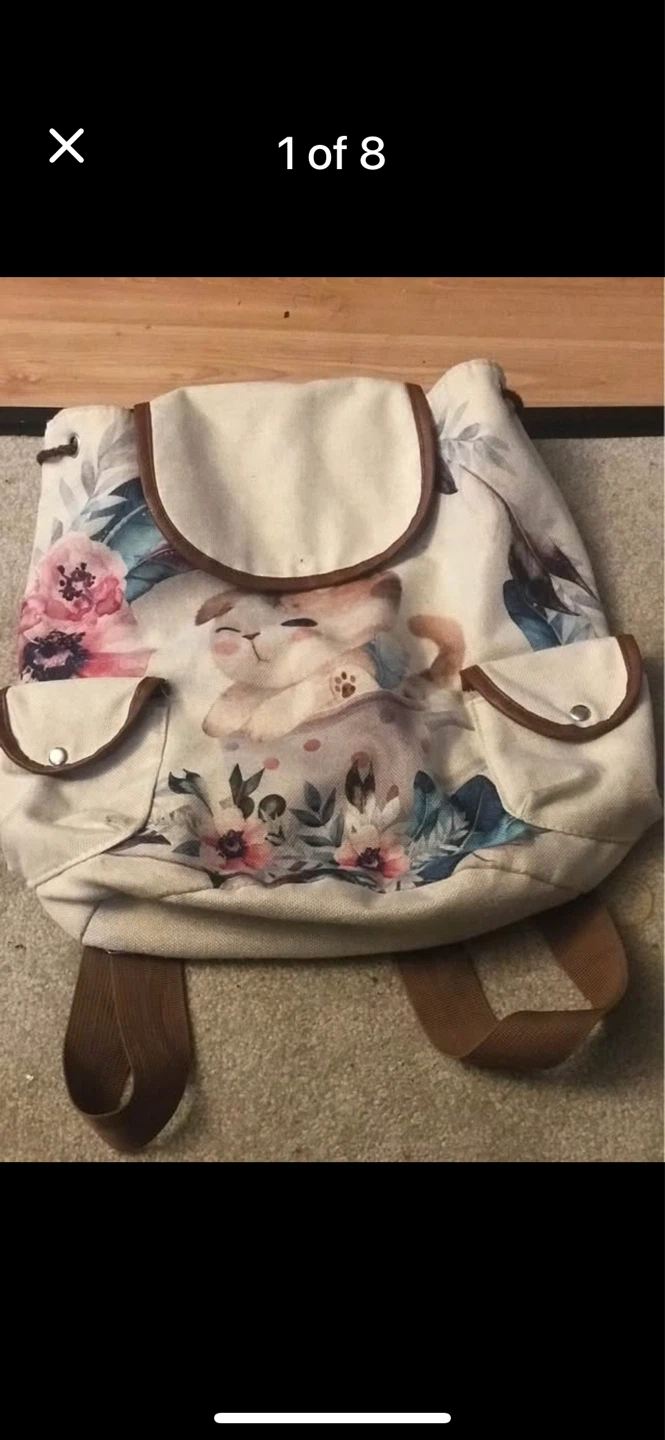 Cute cat backpack