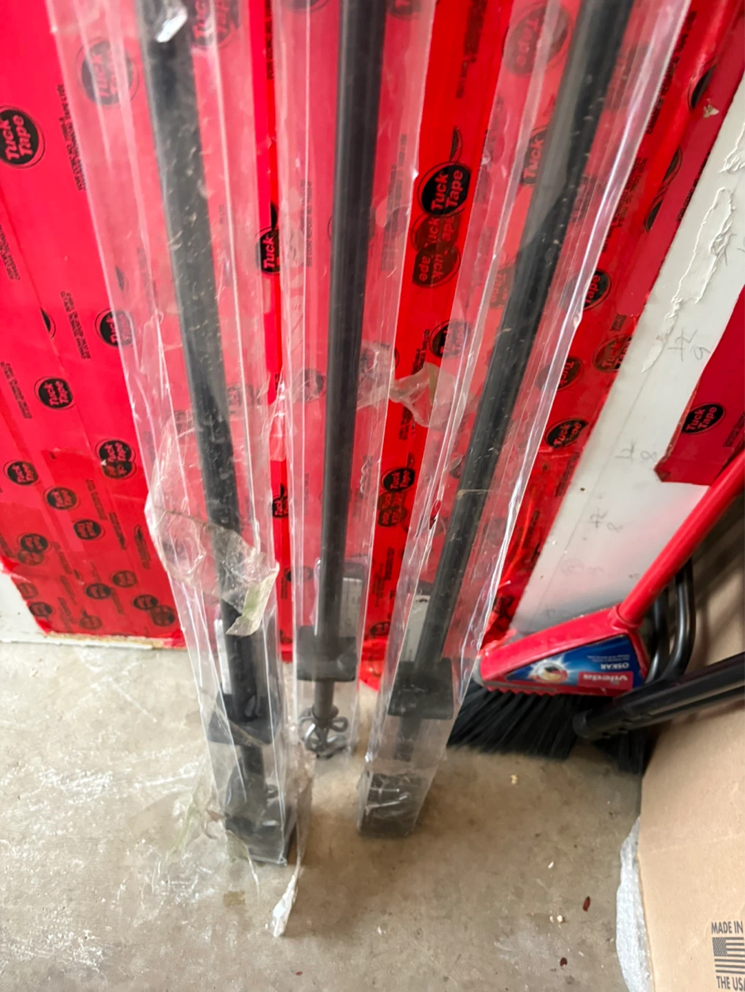 Lot of 3 Mainstays Drapery Rod Set Black 42-84 inches - photo 3