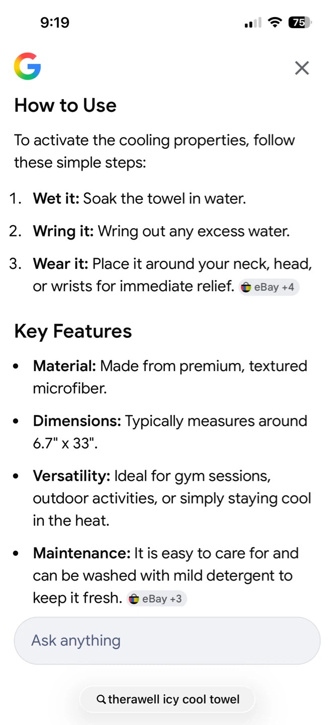 NEW—TheraWell Icy Cool Towel - photo 4