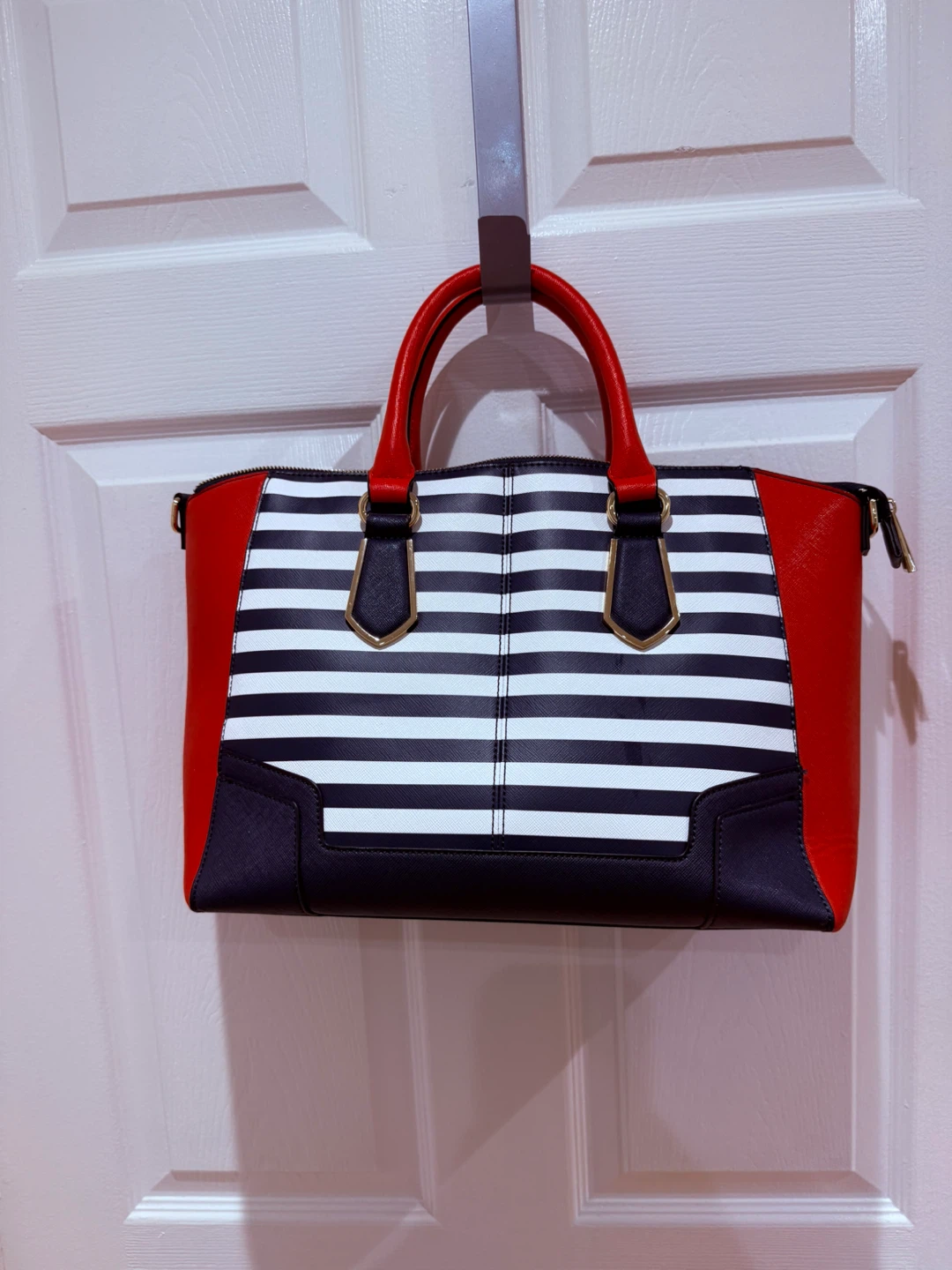 Striped Tote Bag