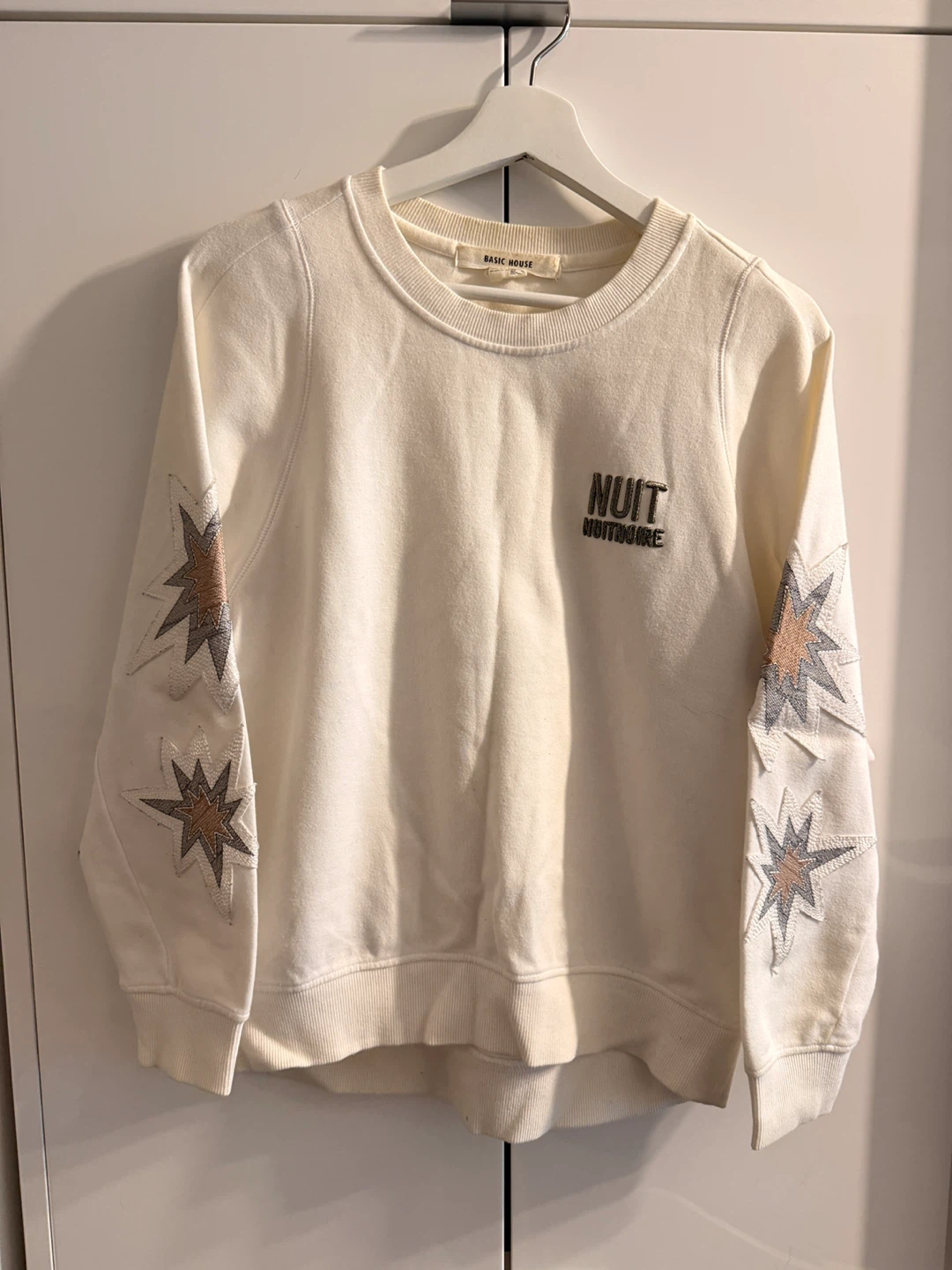 BASIC HOUSE Cream "Nuit" Sweatshirt - photo 2