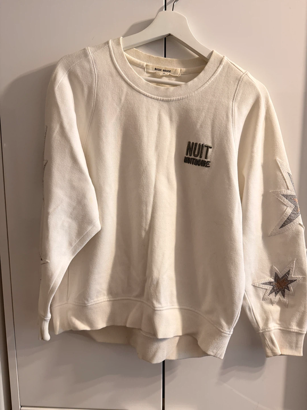 BASIC HOUSE Cream "Nuit" Sweatshirt - photo 3