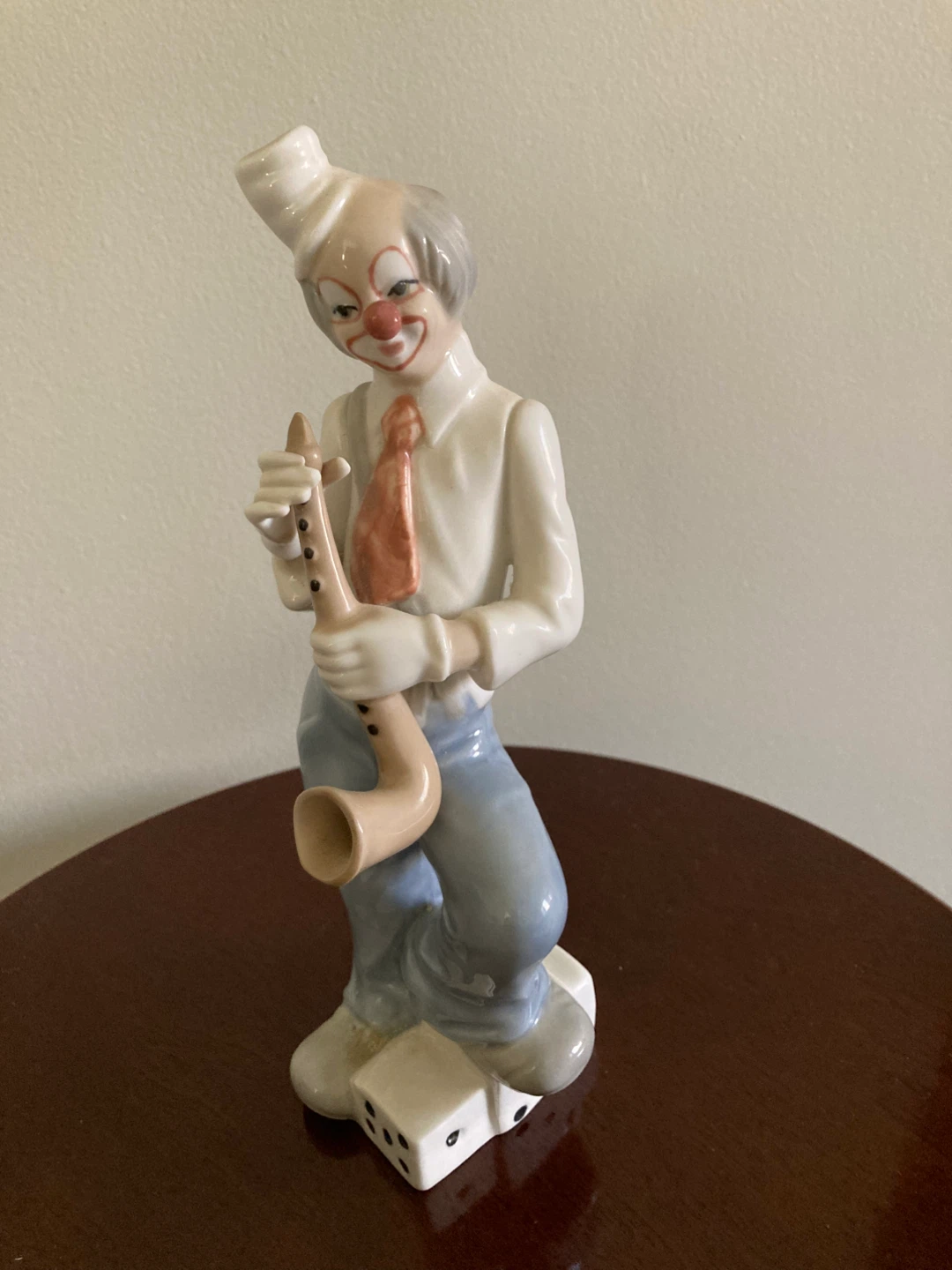 Tengra Clown Saxophone Player Figurine Hand Made in Spain
