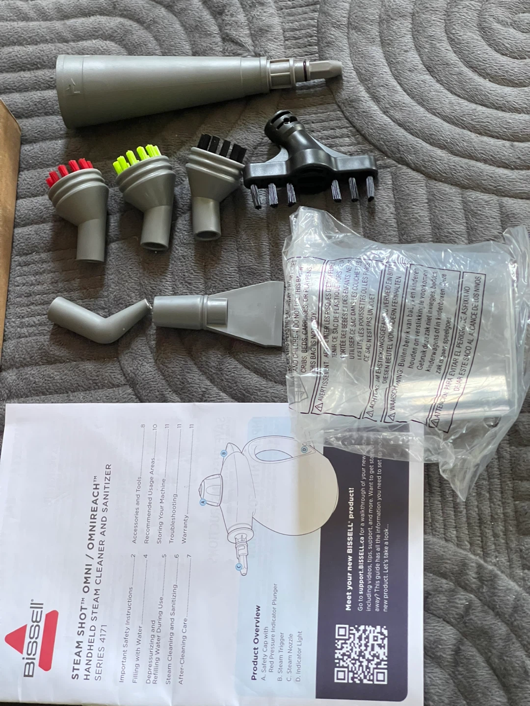 Bissell Steam Shot Omni Handheld Steam Cleaner and Sanitizer - photo 4