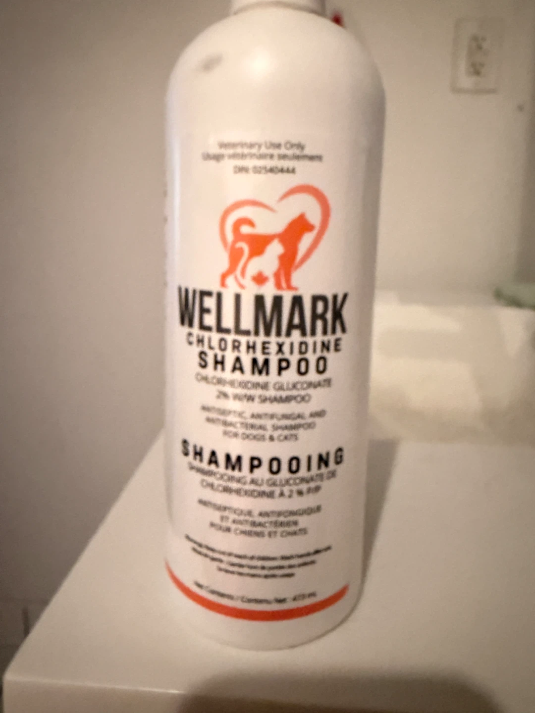 Wellmark Chlorhexidine Shampoo for Dogs & Cats - 473ml