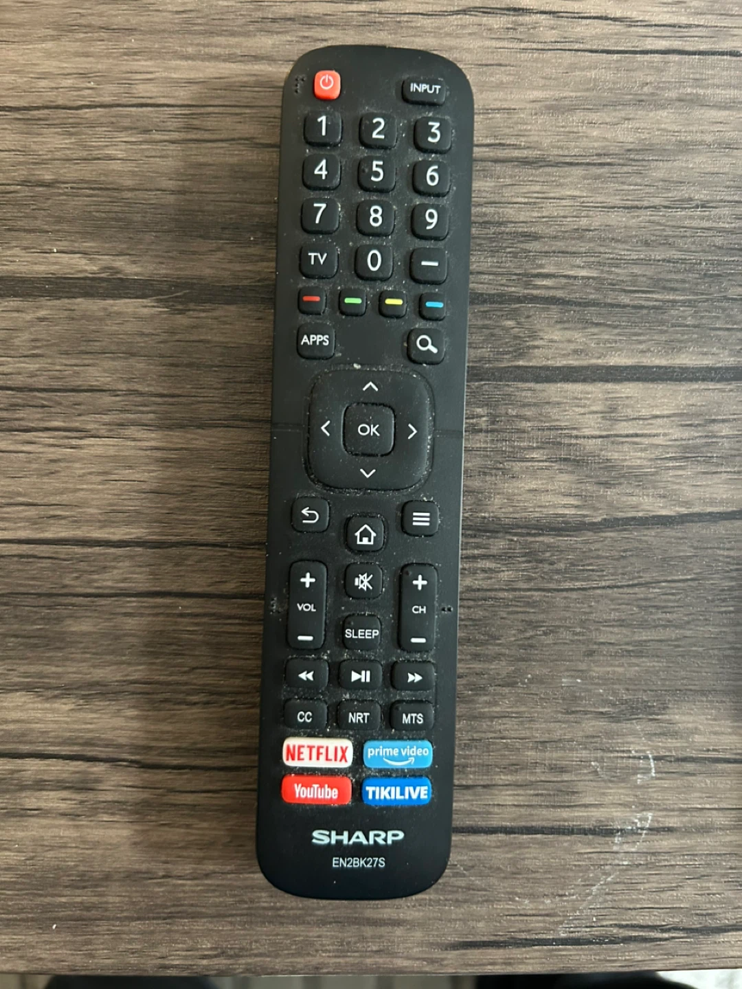 Sharp EN2BK27S TV Remote