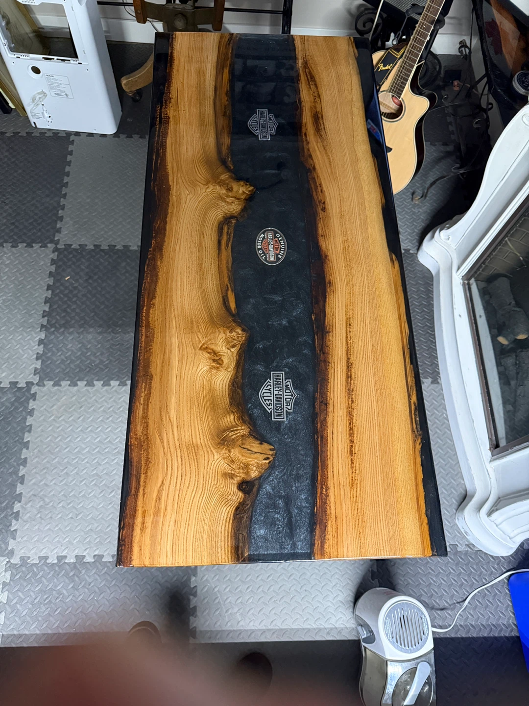 Harley-Davidson Live Edge Epoxy Desk/Table - photo 5
