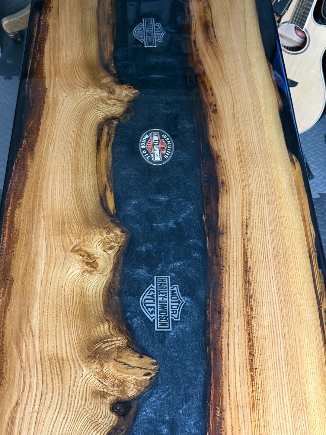 Harley-Davidson Live Edge Epoxy Desk/Table - photo 4