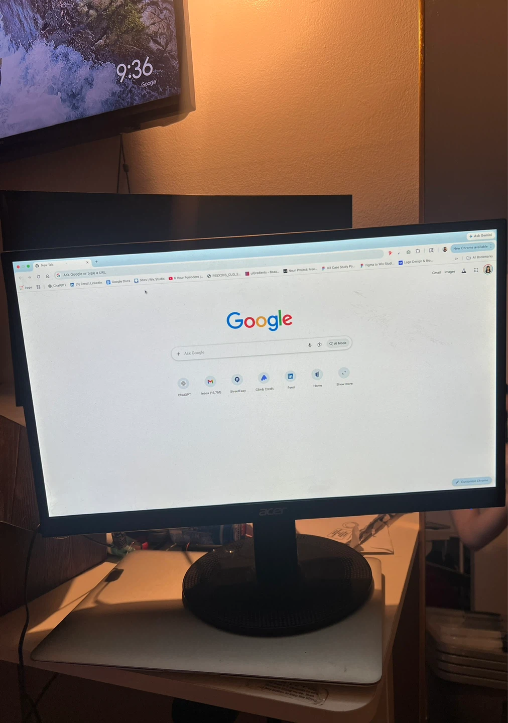 Acer SB220Q LCD Monitor 21.5”