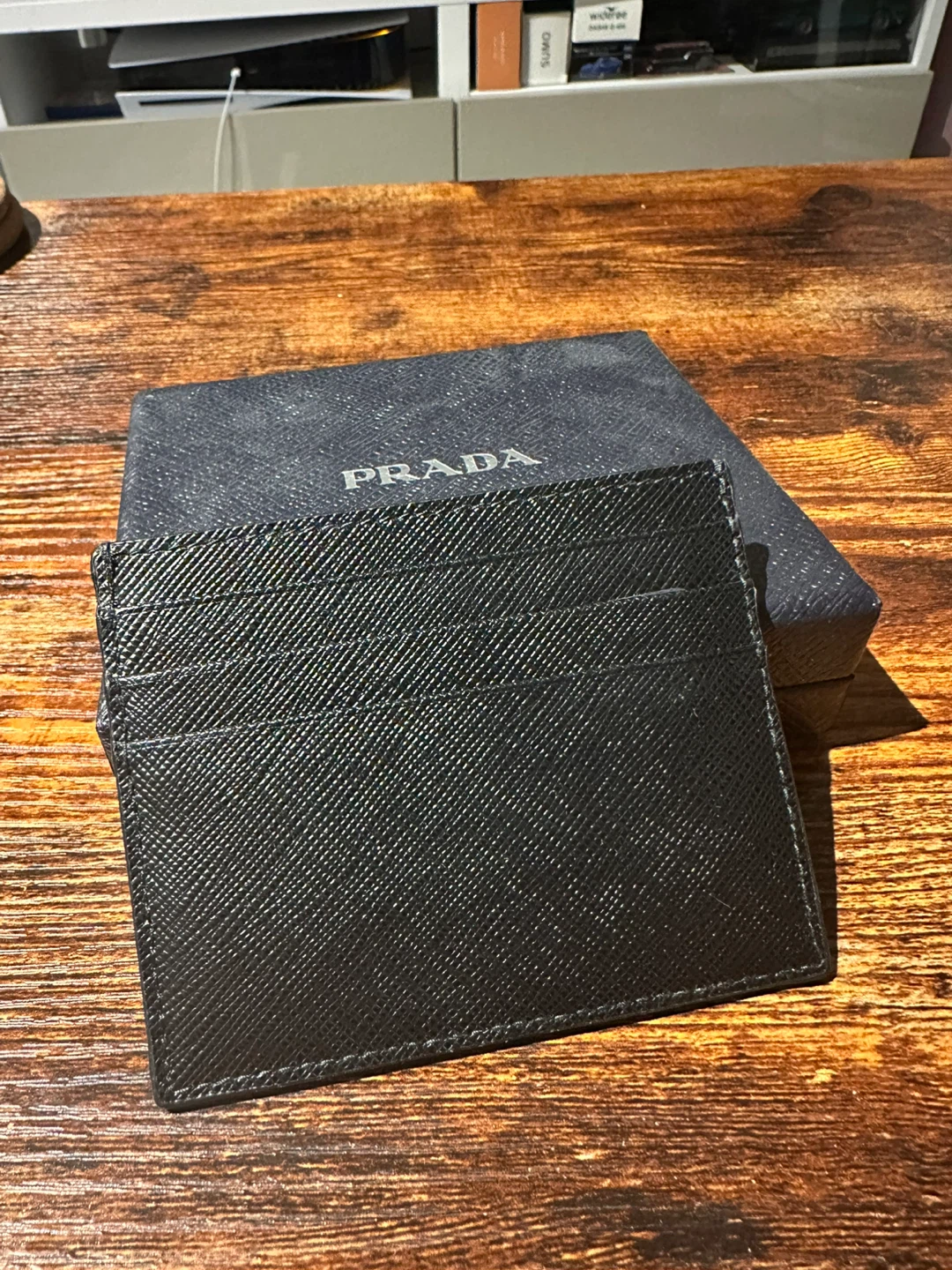 Prada Black Leather Card Holder - photo 4