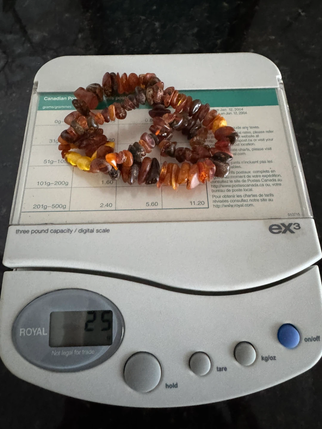 Vintage 16” Natural Baltic Amber Chip Necklace - photo 5
