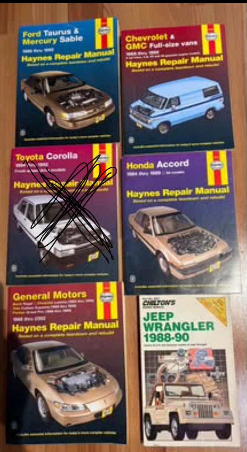 Haynes & Chilton's Repair Manuals - Multiple Models