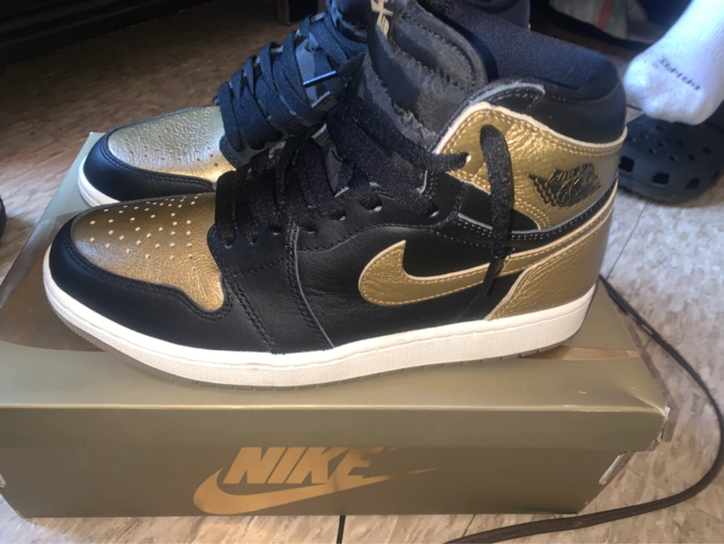Nike Air Jordan 1 High OG "DMP" Men's Basketball Shoes - photo 5