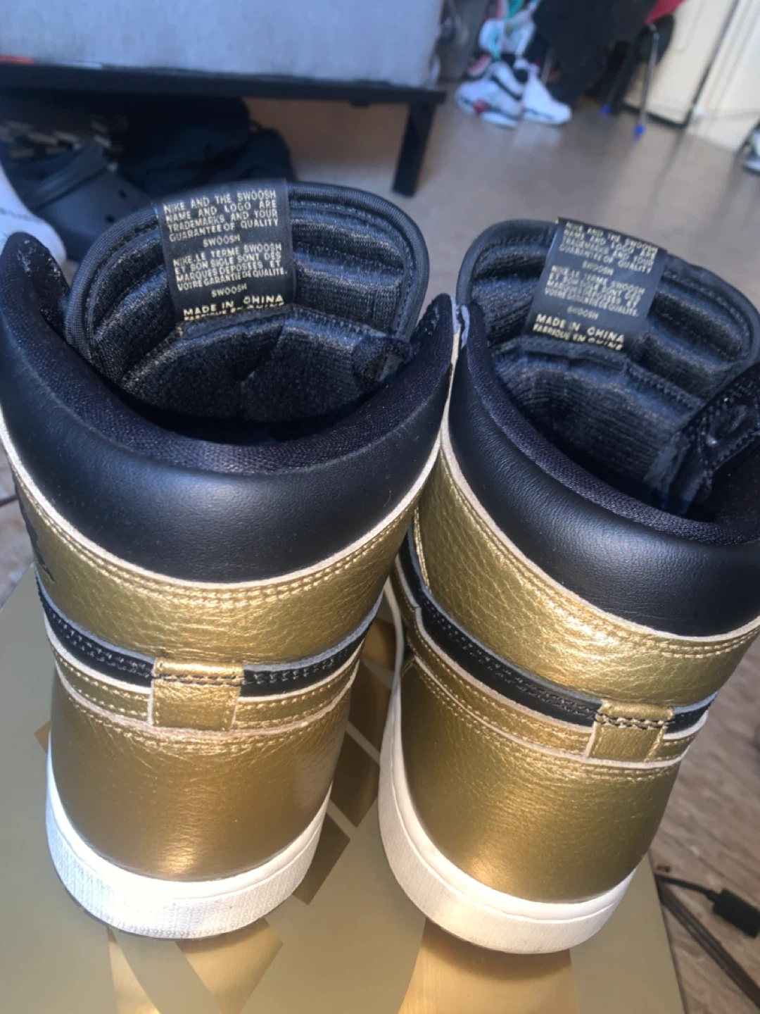 Nike Air Jordan 1 High OG "DMP" Men's Basketball Shoes - photo 4