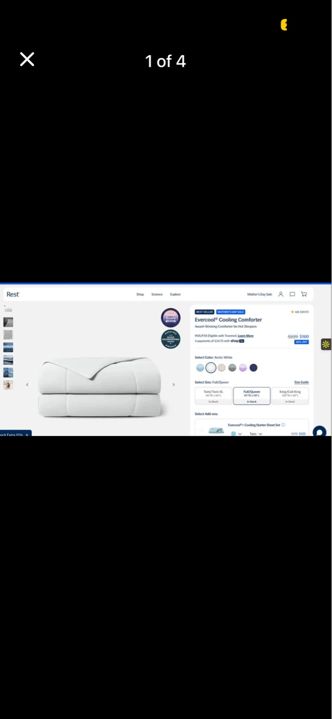 Brand new/ Rest Evercool Cooling Comforter - photo 2