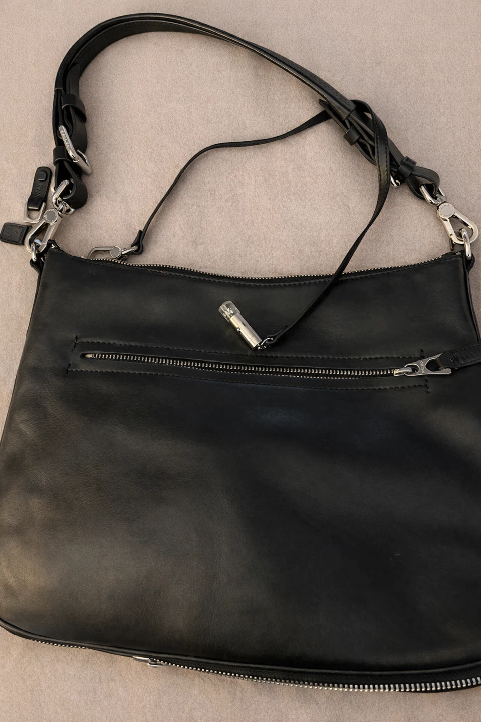 RUDSAK Black Leather Shoulder Bag - photo 3