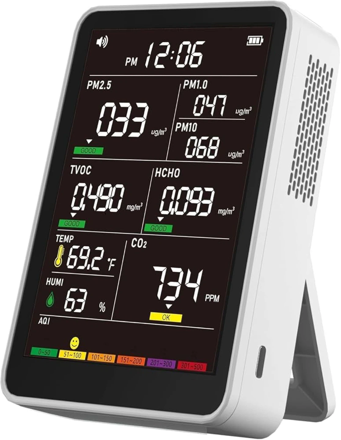 16-IN-1 Air Quality Monitor
