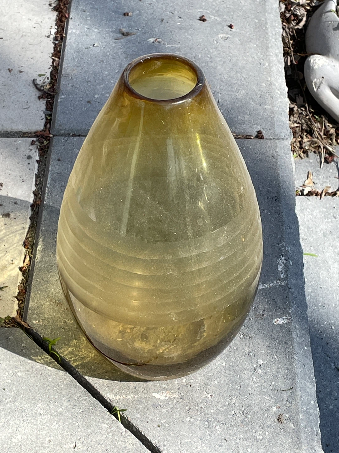 Amber Glass Vase - photo 2