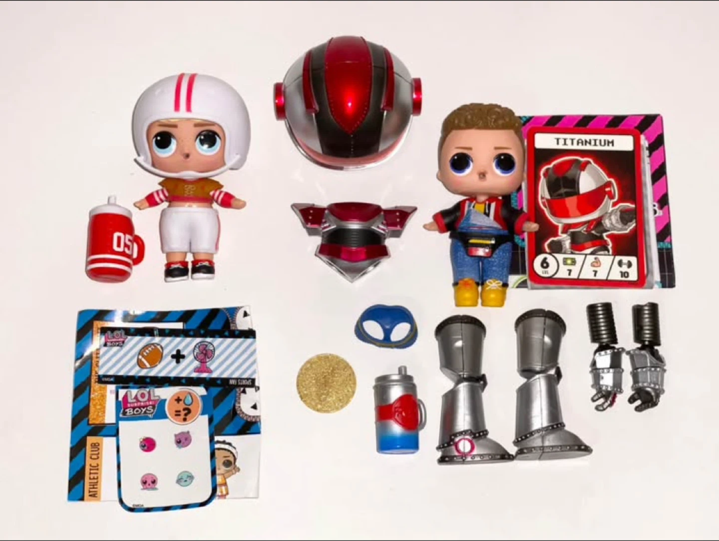 LOL Surprise Boys Dolls - Titanium & Athletic Club