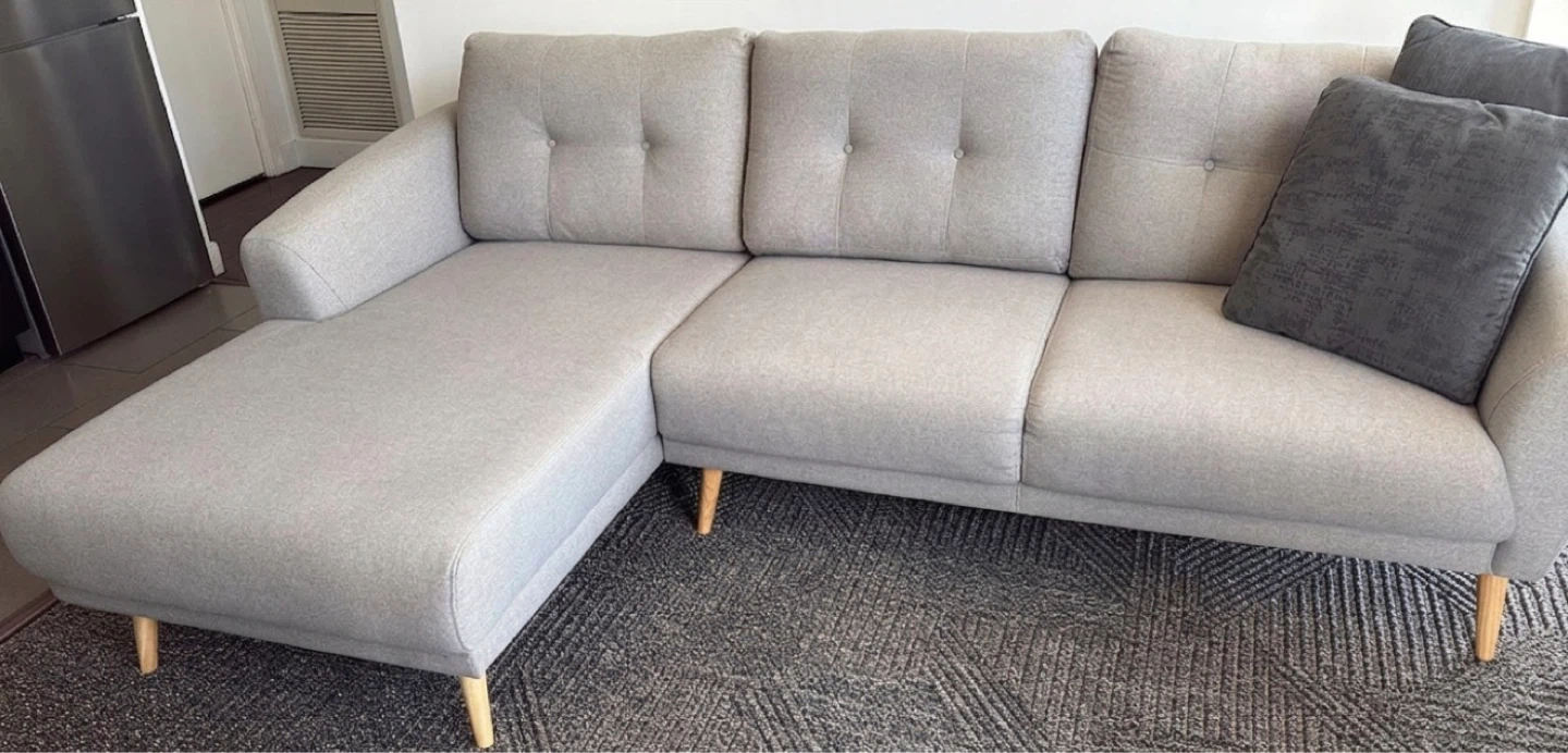 Grey Sectional Sofa - photo 2