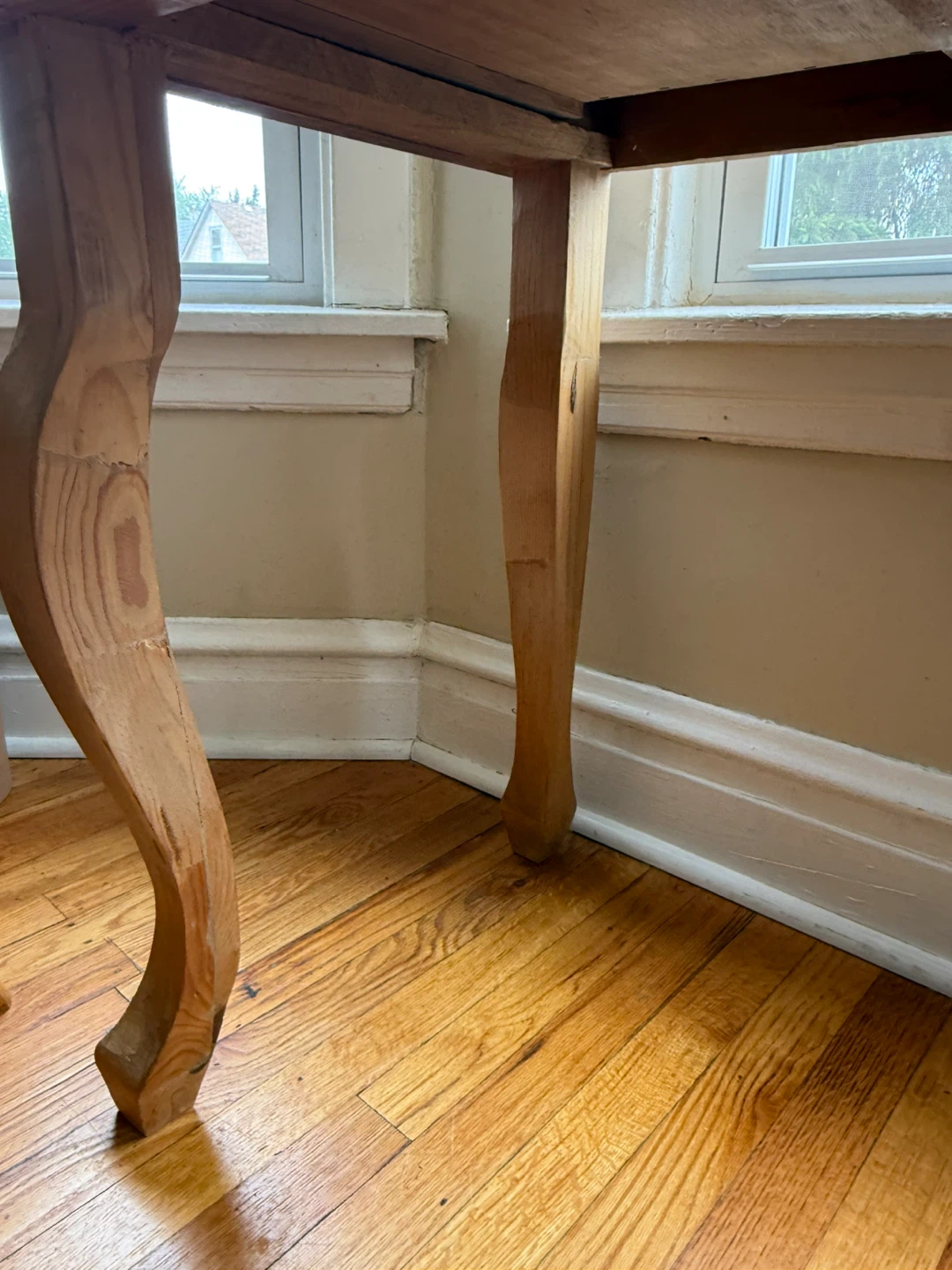 Curvy Wooden Desk with Drawers - photo 3