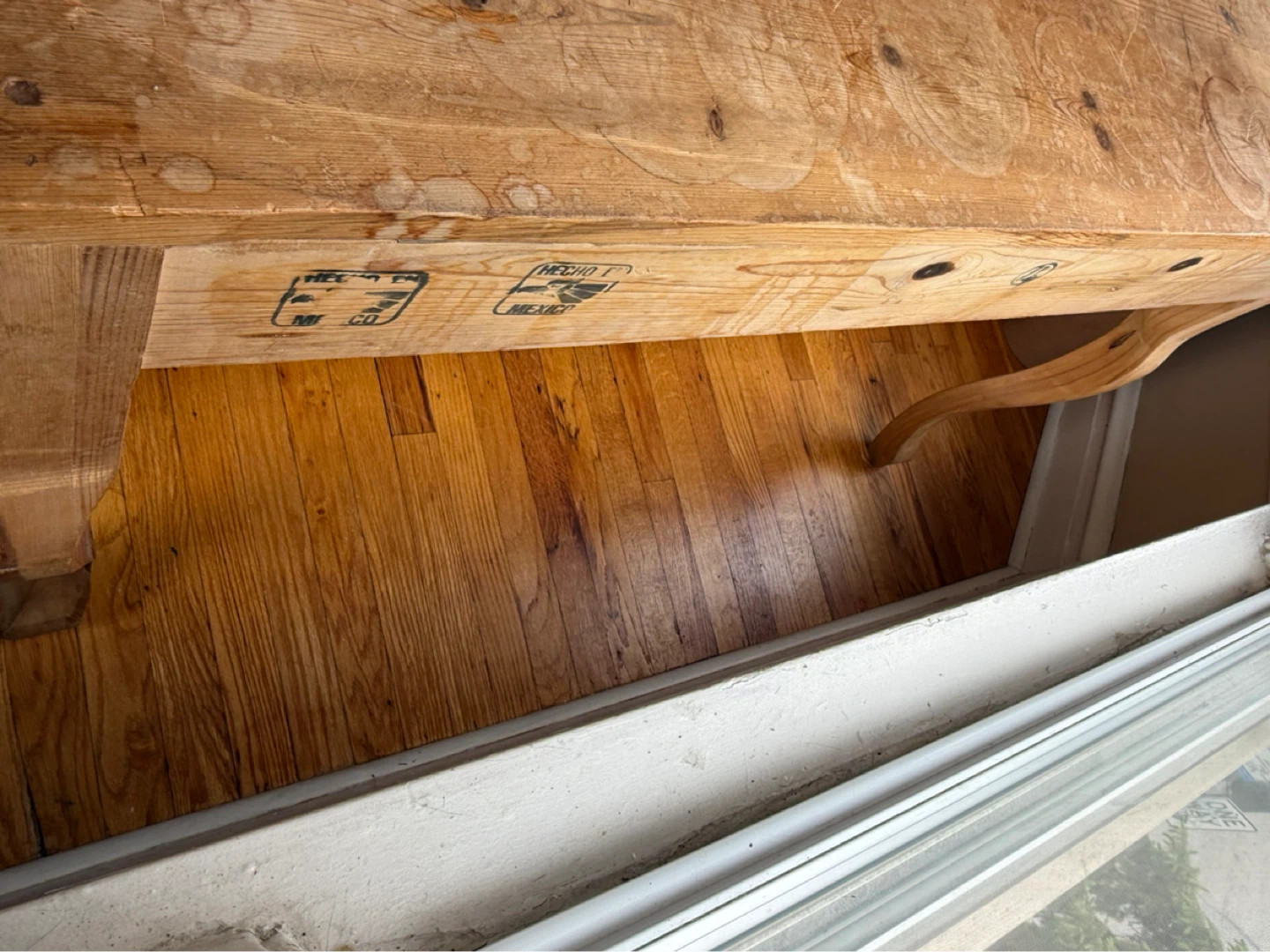 Curvy Wooden Desk with Drawers - photo 2