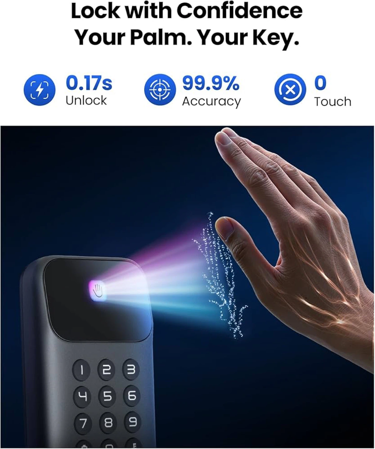 Lockin Palm Vein Smart Door Lock - photo 3