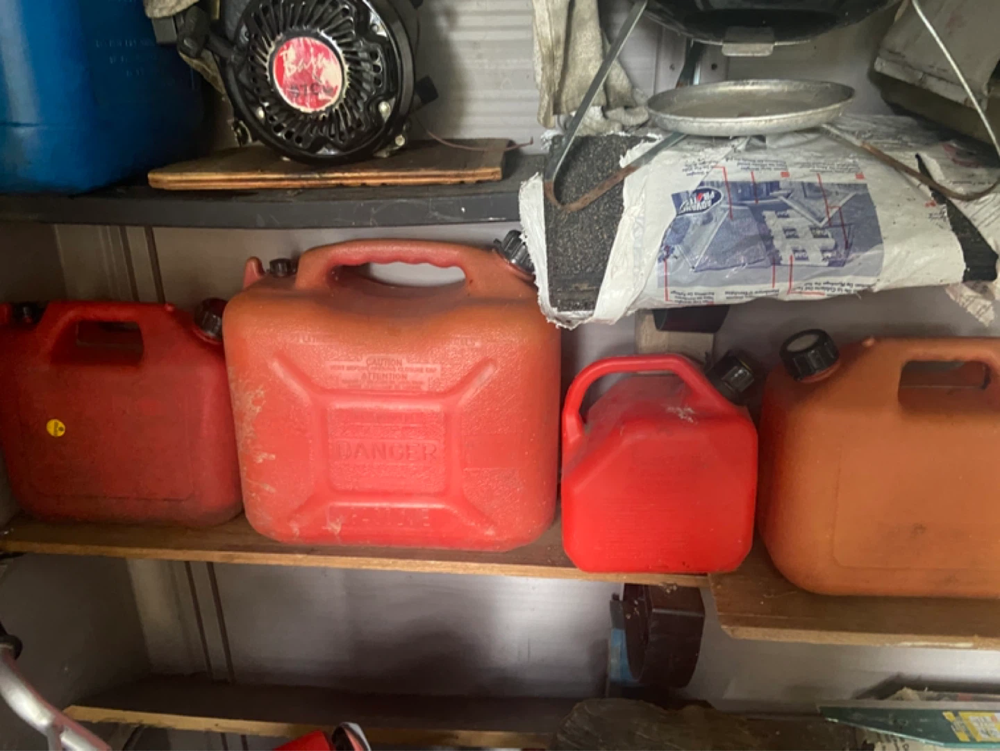 Gas cans all sizes
