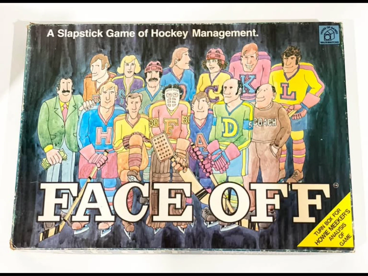 Face Off: A Slapstick Game of Hockey Management Board Game