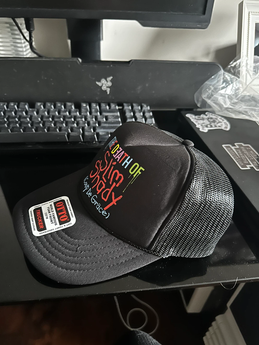 The Death of Slim Shady Trucker Hat - photo 2