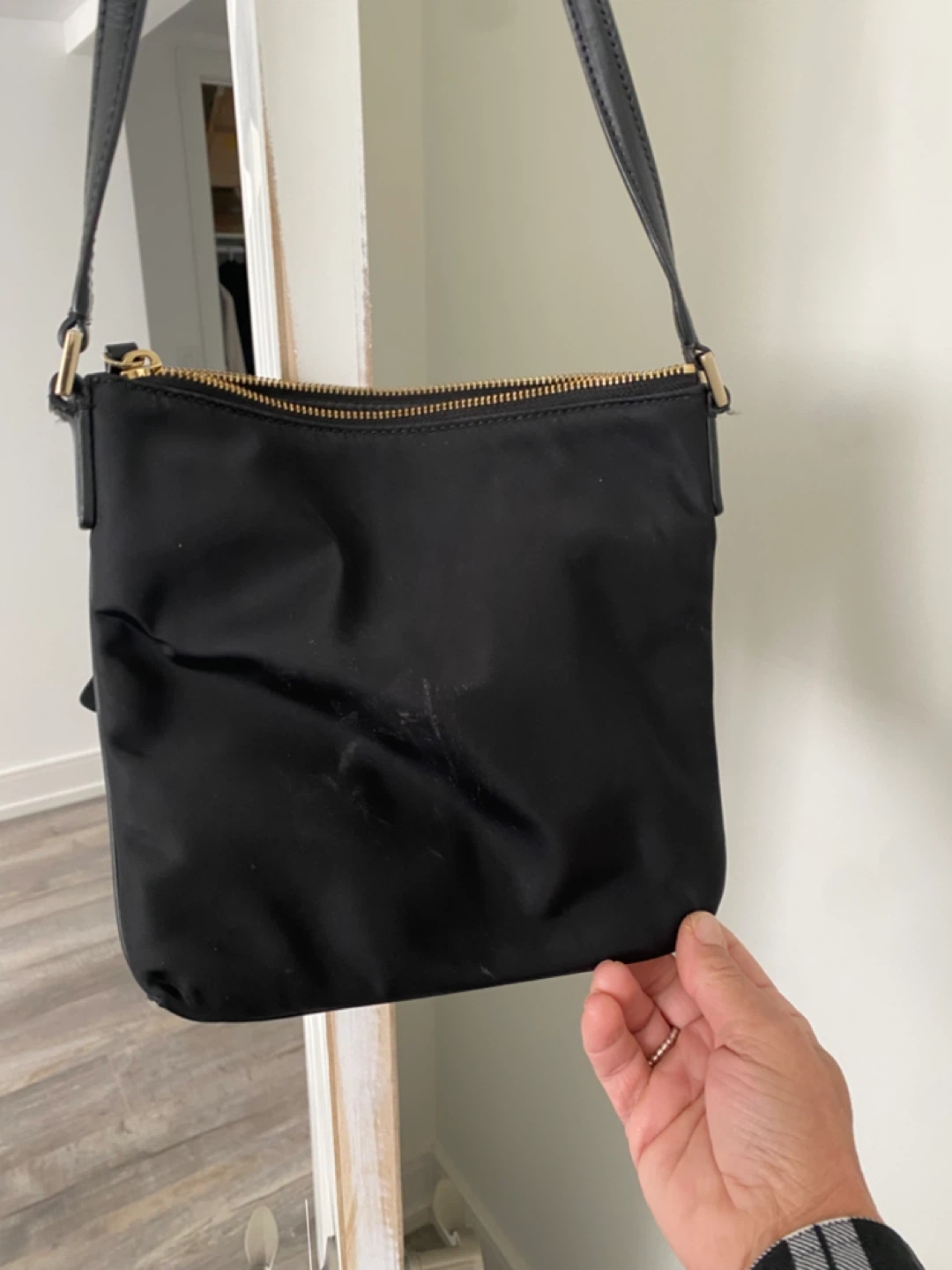 Kate Spade New York Black Nylon Crossbody Bag