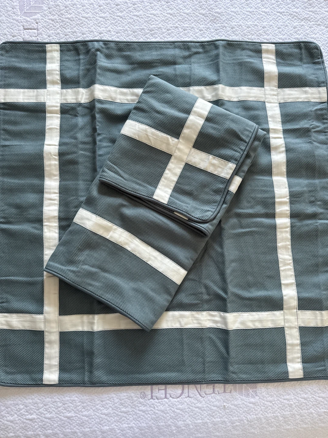 Nautical Pillowcase Set - Blue Plaid (2 pcs) - photo 2