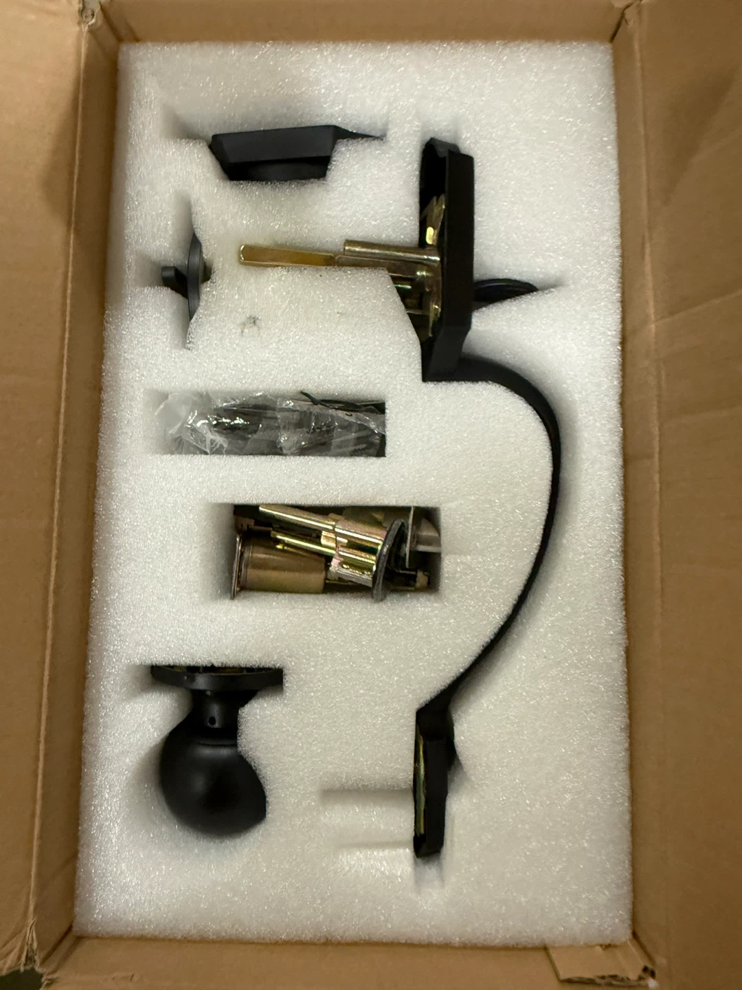 HAIDMS Black Door Lock Set with Deadbolt and Handle - photo 5