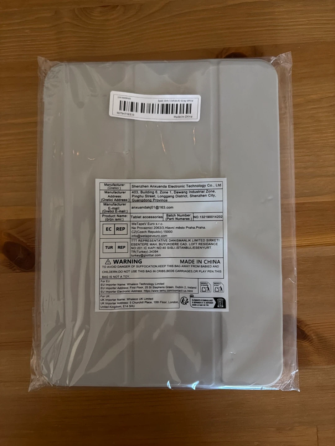New! iPad 10th gen slim Cases - Light Blue or light grey - photo 3
